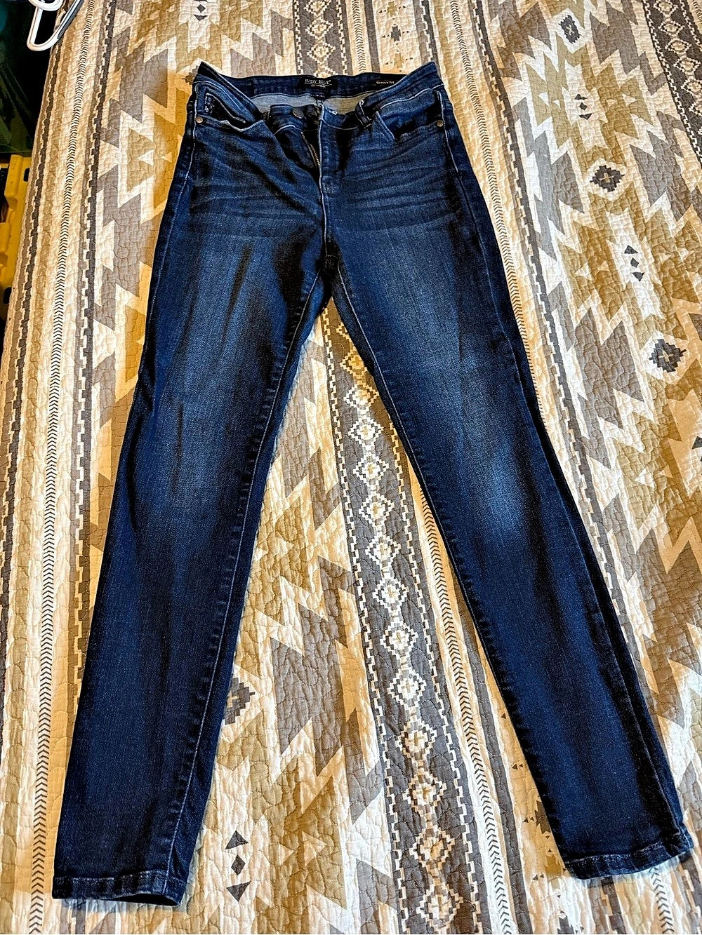 Judy Blue Skinny Jeans Women’s 9/29 Dark Wash Stretch Denim JB82132DK